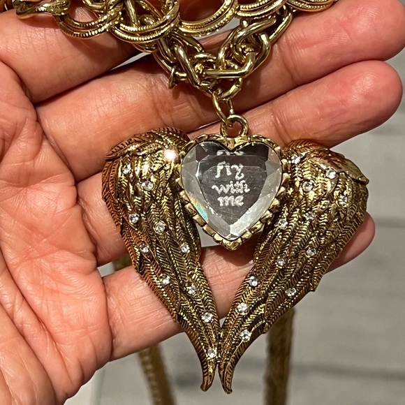 Betsy Johnson Fly With Me multi strand necklace - Picture 4 of 5